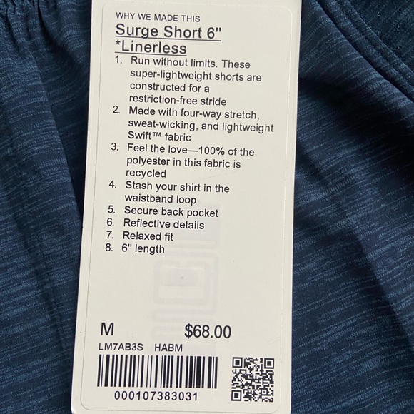 Lululemon shorts liner less - Picture 4 of 4